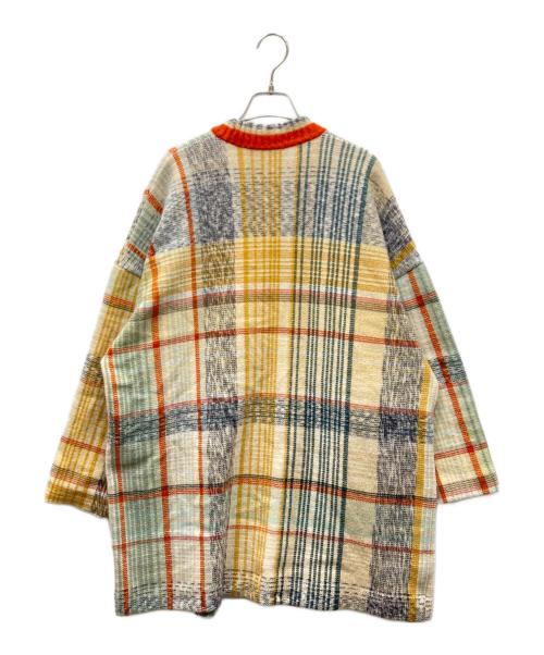 missoni（ミッソーニ）missoni (ミッソーニ) Ron Herman (ロンハーマン) 別注ニットカーディガン イエロー×オレンジ サイズ:Freeの古着・服飾アイテム