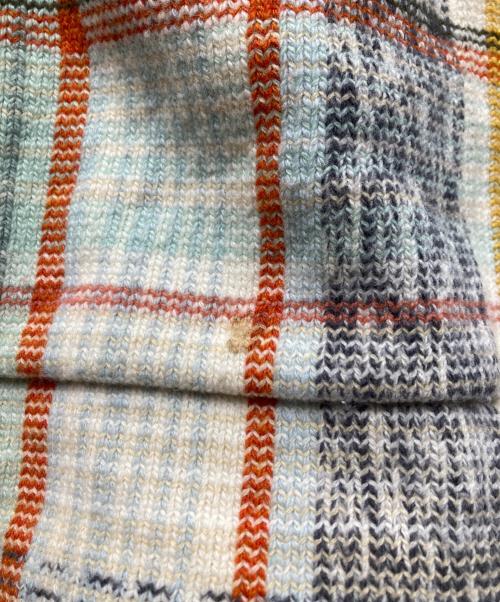 missoni（ミッソーニ）missoni (ミッソーニ) Ron Herman (ロンハーマン) 別注ニットカーディガン イエロー×オレンジ サイズ:Freeの古着・服飾アイテム