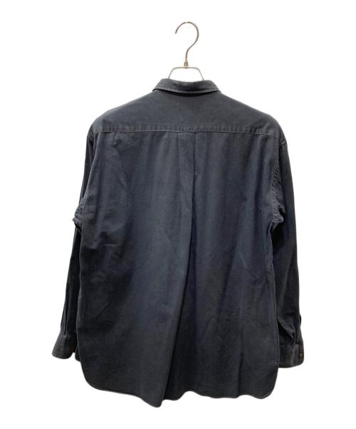 COMME des GARCONS HOMME（コムデギャルソン オム）COMME des GARCONS HOMME (コムデギャルソン オム) デカオム レッドステッチデザインシャツ ブラック サイズ:表記無しの古着・服飾アイテム
