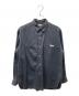 COMME des GARCONS HOMME（コムデギャルソン オム）の古着「デカオム レッドステッチデザインシャツ」｜ブラック