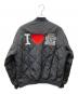 BlackEyePatch (ブラックアイパッチ) I LOVE BLACKEYEPATCH キルティングジャケット ブラック サイズ:SIZE M：11000円