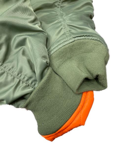 BoTT（ボット）BoTT (ボット) Nylon Flight Jacket 23AW フライトジャケット オリーブ サイズ:SIZE Lの古着・服飾アイテム