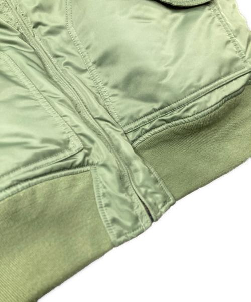 BoTT（ボット）BoTT (ボット) Nylon Flight Jacket 23AW フライトジャケット オリーブ サイズ:SIZE Lの古着・服飾アイテム