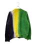 sacai (サカイ) TIE DYE KNIT CARDIGAN タイダイ グラデーション ニット カーディガン グリーン×イエロー サイズ:3：32000円