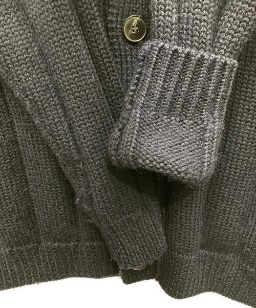VALENTINO（ヴァレンティノ）VALENTINO (ヴァレンティノ) ロゴ刺繍ウールカーディガン ネイビー サイズ:Mの古着・服飾アイテム