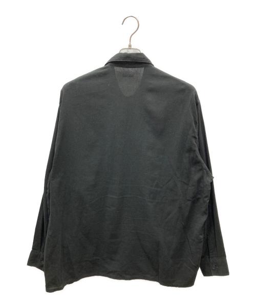 COMOLI（コモリ）COMOLI (コモリ) 空紡オックス C.P.Oシャツ ブラック サイズ:SIZE 3の古着・服飾アイテム