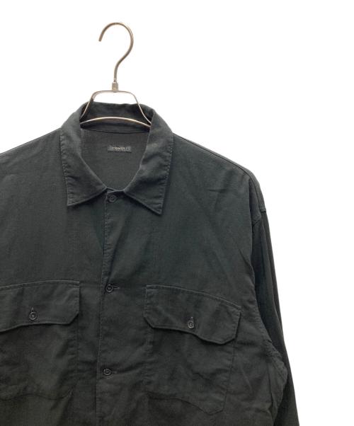 COMOLI（コモリ）COMOLI (コモリ) 空紡オックス C.P.Oシャツ ブラック サイズ:SIZE 3の古着・服飾アイテム
