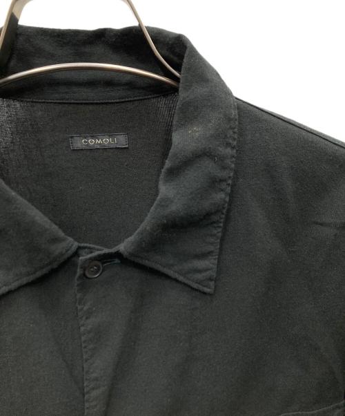 COMOLI（コモリ）COMOLI (コモリ) 空紡オックス C.P.Oシャツ ブラック サイズ:SIZE 3の古着・服飾アイテム