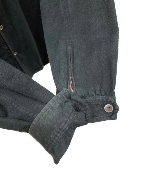 Yohji Yamamoto pour homme（ヨウジヤマモト プールオム）Yohji Yamamoto pour homme (ヨウジヤマモト プールオム) 80年代タグ ダブルジップ切替シャツジャケット ブラック サイズ:SIZE Mの古着・服飾アイテム