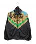 VERSACE（ヴェルサーチ）の古着「バロック柄 ウィンドブレーカー」｜ブラック×ゴールド