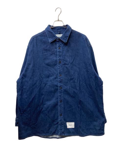 WTAPS（ダブルタップス）WTAPS (ダブルタップス) デニムシャツ インディゴ サイズ:X03の古着・服飾アイテム