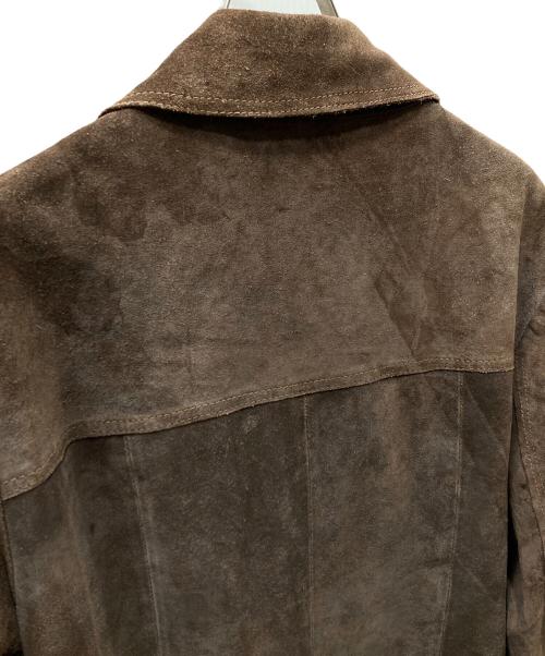 CONQUEROR（コンカラ）CONQUEROR (コンカラ) スウェードレザージャケット ブラウン サイズ:表記無しの古着・服飾アイテム