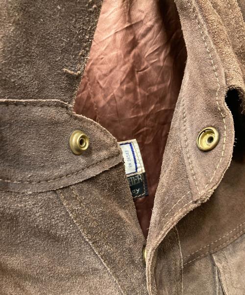 CONQUEROR（コンカラ）CONQUEROR (コンカラ) スウェードレザージャケット ブラウン サイズ:表記無しの古着・服飾アイテム