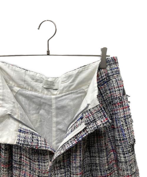 BED J.W. FORD（ベッドフォード）BED J.W. FORD (ベッドフォード) Short Cargo-Pants ツイードハーフパンツ ホワイト×ブラック サイズ:SIZE 2の古着・服飾アイテム
