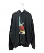 MARC JACOBSマークジェイコブス）の古着「THE CITY HOODIE プリントパーカー」｜ブラック