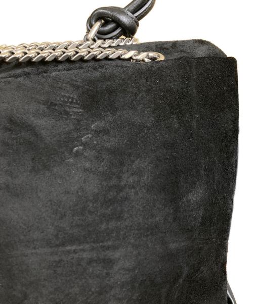 MARC JACOBS（マークジェイコブス）MARC JACOBS (マークジェイコブス) Large Suede Chain Shoulder Bag ショルダーバッグ ブラックの古着・服飾アイテム