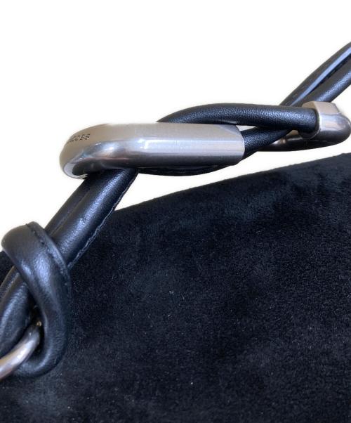 MARC JACOBS（マークジェイコブス）MARC JACOBS (マークジェイコブス) Large Suede Chain Shoulder Bag ショルダーバッグ ブラックの古着・服飾アイテム