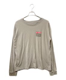 Maison Margiela（メゾンマルジェラ）の古着「BINGO ダメージ加工L/Sカットソー」｜ベージュ