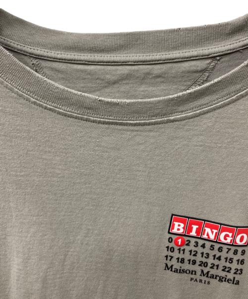 Maison Margiela（メゾンマルジェラ）Maison Margiela (メゾンマルジェラ) BINGO ダメージ加工L/Sカットソー ベージュ サイズ:XSの古着・服飾アイテム