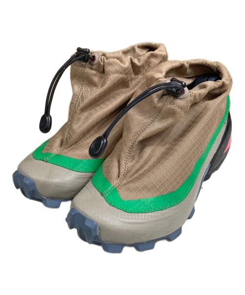 SALOMON（サロモン）SALOMON (サロモン) MM6 Maison Margiela (エムエムシックスメゾンマルジェラ) シューズ ベージュ×グリーン サイズ:SIZE 22cmの古着・服飾アイテム
