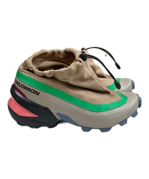 SALOMON（サロモン）SALOMON (サロモン) MM6 Maison Margiela (エムエムシックスメゾンマルジェラ) シューズ ベージュ×グリーン サイズ:SIZE 22cmの古着・服飾アイテム