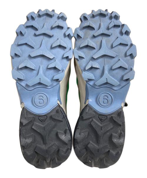 SALOMON（サロモン）SALOMON (サロモン) MM6 Maison Margiela (エムエムシックスメゾンマルジェラ) シューズ ベージュ×グリーン サイズ:SIZE 22cmの古着・服飾アイテム