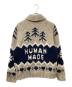 HUMAN MADE (ヒューマンメイド) ポーラベアカウチンニットカーディガン ベージュ×ネイビー サイズ:M：35000円