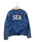MINEDENIM (マインデニム) WIND AND SEA (ウィンダンシー) バックロゴプリントボアデニムジャケット ブルー サイズ:4：14000円