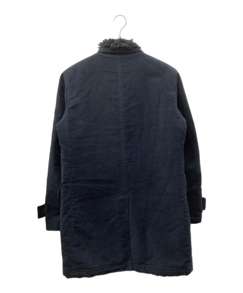 Rags McGREGOR（ラグスマックレガー）Rags McGREGOR (ラグスマックレガー) コットンモールスキンボアランチコート ブラック サイズ:Lの古着・服飾アイテム