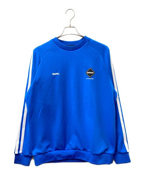 SOPH.（ソフ）SOPH. (ソフ) TRAINING TRACK CREWNECK TOP スウェット ブルー サイズ:Lの古着・服飾アイテム
