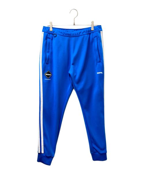 F.C.R.B.（エフシーレアルブリストル）F.C.R.B. (エフシーレアルブリストル) TRAINING TRACK RIBBED PANTS スウェットパンツ ブルー サイズ:Mの古着・服飾アイテム