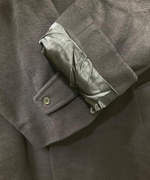 Aquascutum（アクアスキュータム）Aquascutum (アクアスキュータム) 比翼カシミヤコート ネイビー サイズ:38の古着・服飾アイテム