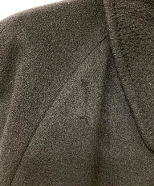 Aquascutum（アクアスキュータム）Aquascutum (アクアスキュータム) 比翼カシミヤコート ネイビー サイズ:38の古着・服飾アイテム
