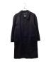 Aquascutum（アクアスキュータム）の古着「比翼カシミヤコート」｜ネイビー
