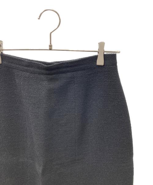 CHANEL（シャネル）CHANEL (シャネル) ウールシルク混スカート ブラック サイズ:SIZE 38の古着・服飾アイテム