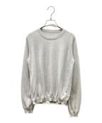 Maison Margiela 4メゾンマルジェラ 4）の古着「エルボーパッチ クルーネックニット」｜グレー