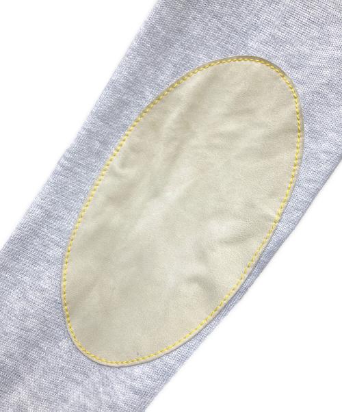 Maison Margiela 4（メゾンマルジェラ 4）Maison Margiela 4 (メゾンマルジェラ 4) エルボーパッチ クルーネックニット グレー サイズ:SIZE Mの古着・服飾アイテム
