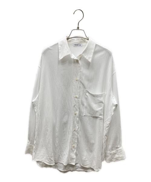 DEUXIEME CLASSE（ドゥーズィエム クラス）Deuxieme Classe (ドゥーズィエム クラス) EVERYDAY I LIKE. Cotton Sheer Wash シャツ ホワイト サイズ:サイズ表記無しの古着・服飾アイテム