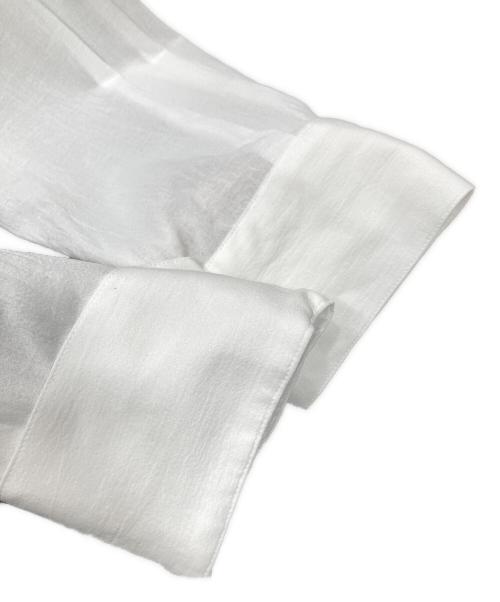 DEUXIEME CLASSE（ドゥーズィエム クラス）Deuxieme Classe (ドゥーズィエム クラス) EVERYDAY I LIKE. Cotton Sheer Wash シャツ ホワイト サイズ:サイズ表記無しの古着・服飾アイテム