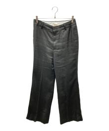 raspail（ラスパイユ）の古着「Sophisticated Pants リネンワイドスラックス」｜ブラック