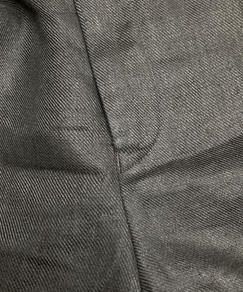 raspail（ラスパイユ）Raspail (ラスパイユ) Sophisticated Pants リネンワイドスラックス ブラック サイズ:SIZE 38の古着・服飾アイテム