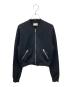 ACNE STUDIOS（アクネ ストゥディオズ）の古着「Olympia Boiled ニットボンバージャケット」｜ブラック
