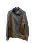 sacai（サカイ）の古着「Suiting Wool Knit Jacket 再構築ドッキングウールニットブレザージャケット」｜グレー×カーキ