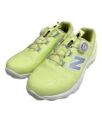 NEW BALANCEニューバランス）の古着「ゴルフシューズ」｜イエロー×グレー