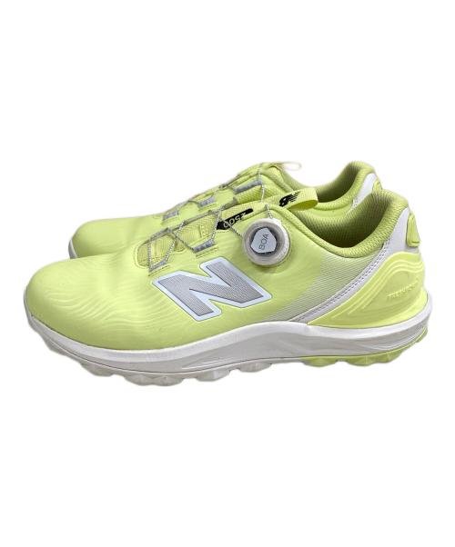 NEW BALANCE（ニューバランス）NEW BALANCE (ニューバランス) ゴルフシューズ イエロー×グレー サイズ:SIZE 25cmの古着・服飾アイテム