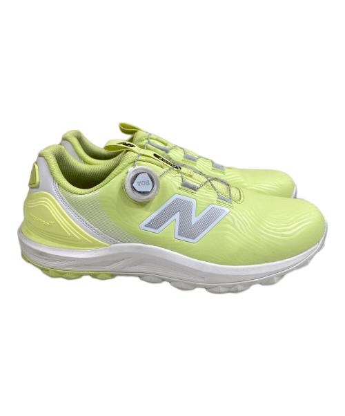 NEW BALANCE（ニューバランス）NEW BALANCE (ニューバランス) ゴルフシューズ イエロー×グレー サイズ:SIZE 25cmの古着・服飾アイテム