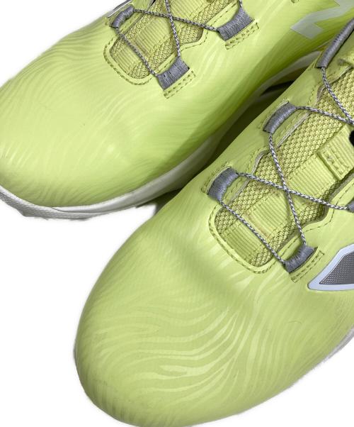 NEW BALANCE（ニューバランス）NEW BALANCE (ニューバランス) ゴルフシューズ イエロー×グレー サイズ:SIZE 25cmの古着・服飾アイテム