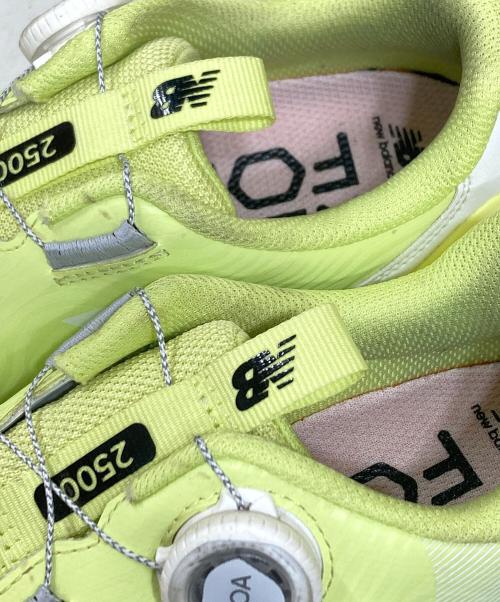 NEW BALANCE（ニューバランス）NEW BALANCE (ニューバランス) ゴルフシューズ イエロー×グレー サイズ:SIZE 25cmの古着・服飾アイテム