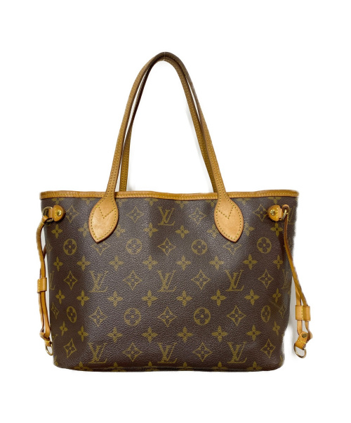 LOUIS VUITTON（ルイ ヴィトン）LOUIS VUITTON (ルイヴィトン) ネヴァーフルPM ブラウン モノグラム M40155 TH2097　バッグの古着・服飾アイテム