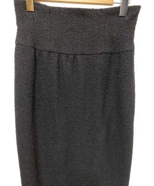 CHANEL（シャネル）CHANEL (シャネル) ヴィンテージツイードセットアップ ブラック サイズ:38の古着・服飾アイテム